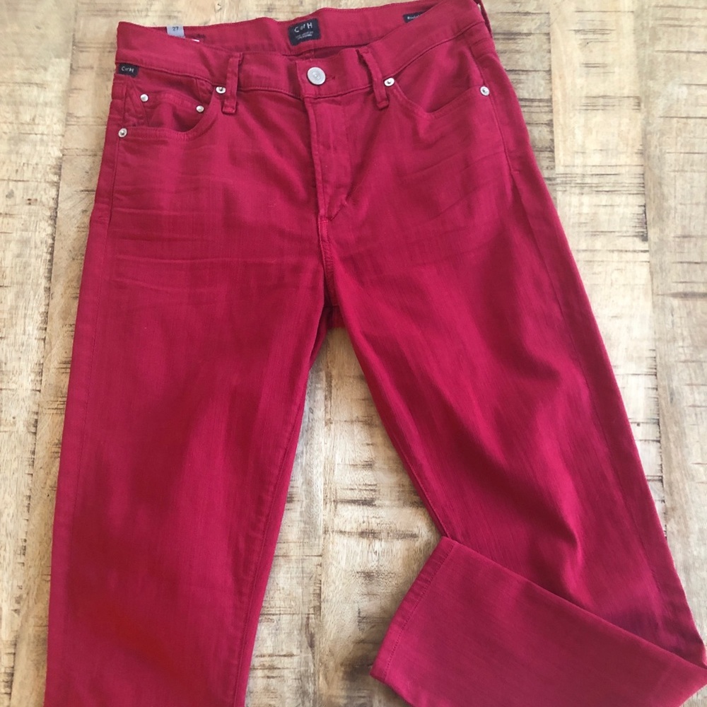Red Citizens of Humanity Skinny Jeans